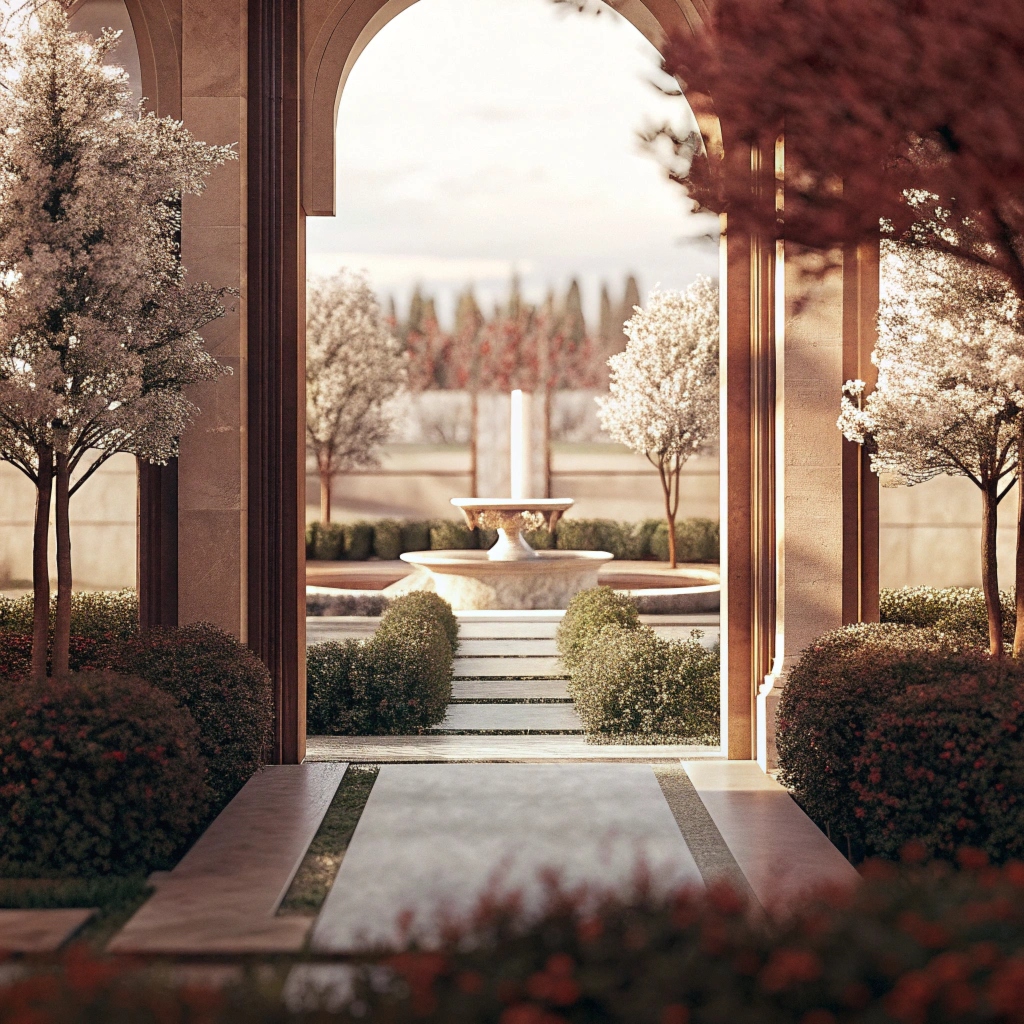 Residential landscape design service